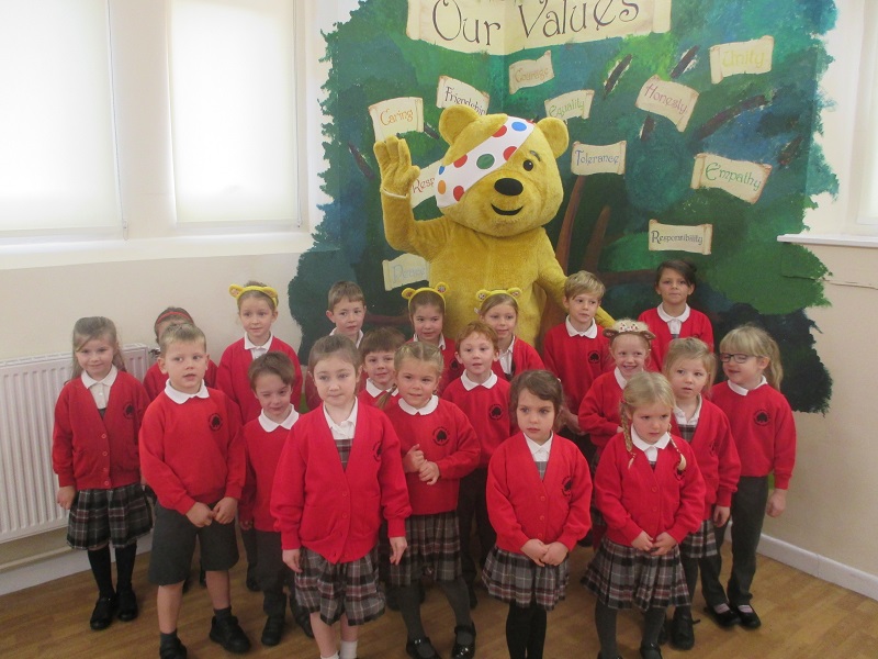 A Visit From Pudsey Bear